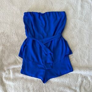 Naked Zebra layered romper